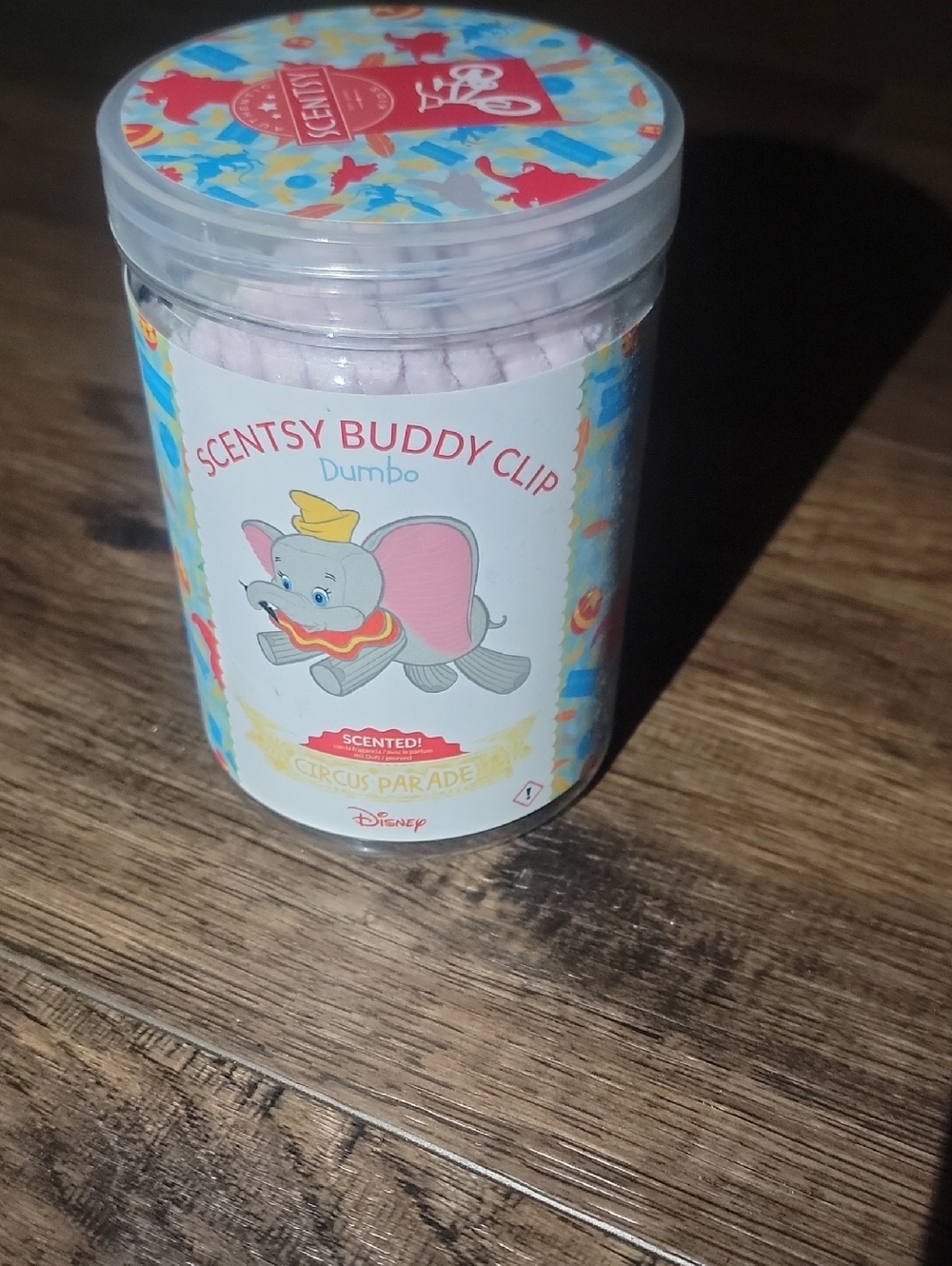 Scentsy Dumbo Buddy Clip - Pink & Yellow Circus Parade